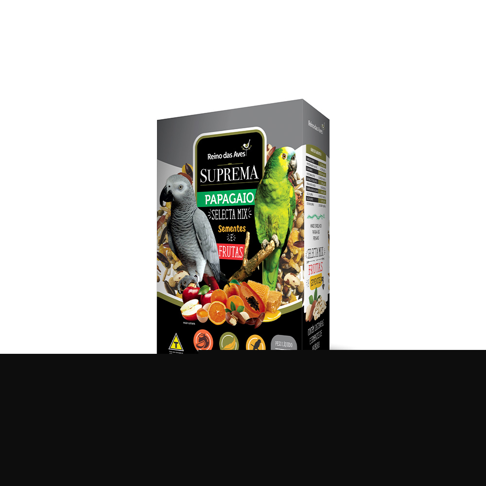 Ração Reino das Aves Suprema Selecta Mix para Papagaios - 700g