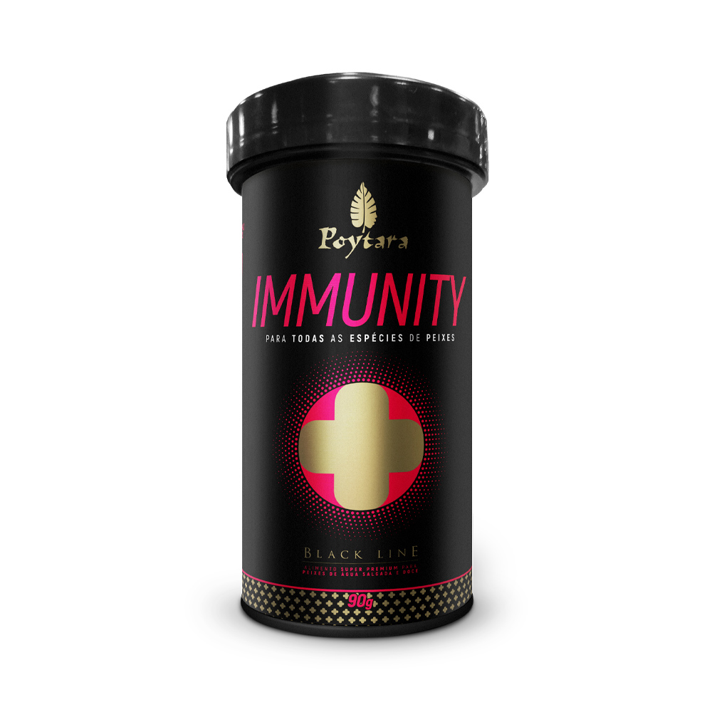 Alimento Poytara Black Line Immunity para Peixes