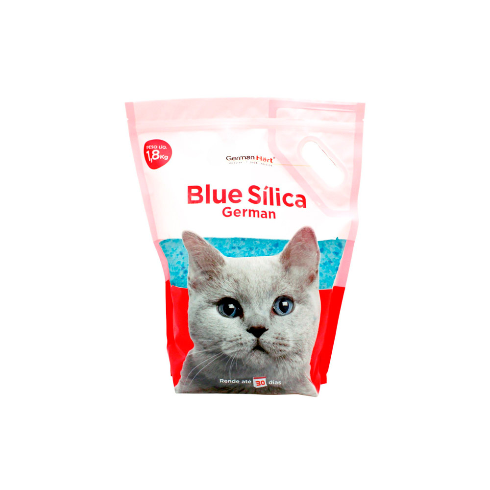 Areia Germanhart Blue Sílica para Gatos 1,8kg