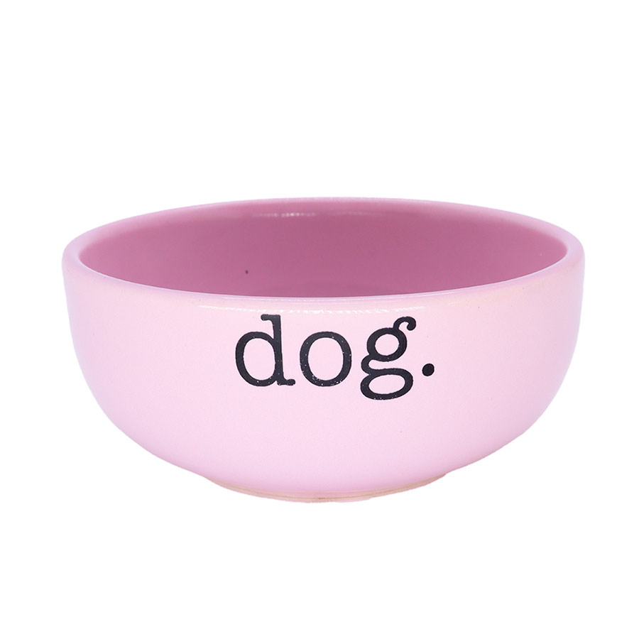 Comedouro Pet Injet Cerâmica Dog Rosa para Cães