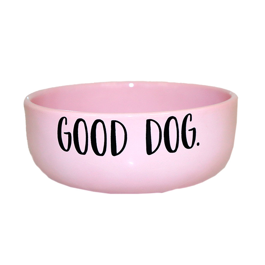Comedouro Pet Injet Cerâmica Good Dog Rosa para Cães