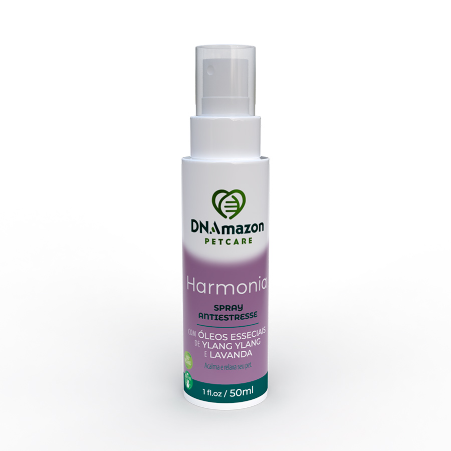 Spray Antiestresse DNAmazon Harmonia para Cães e Gatos 50 ml
