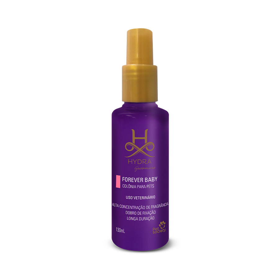 Colônia Hydra Groomers Forever Baby para Cães e Gatos 130 ml