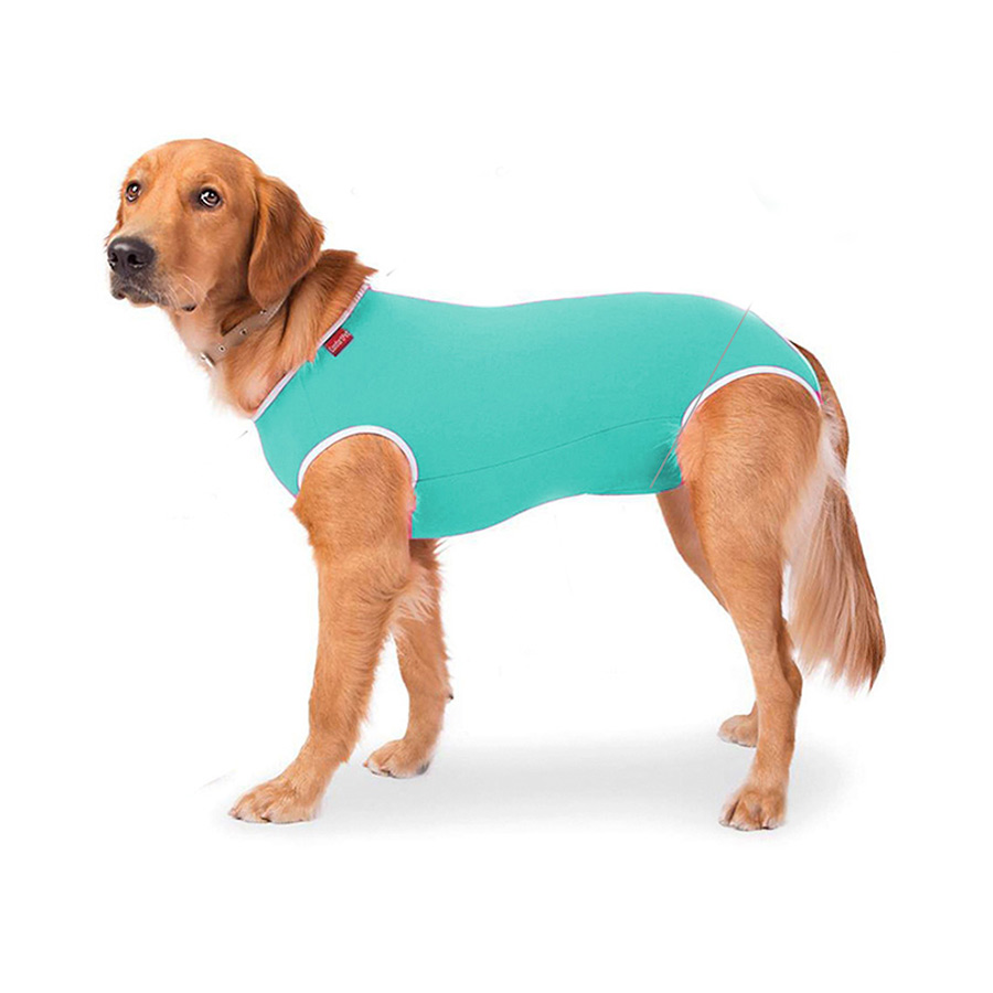 Roupa Cirúrgica Confortpet Regular Macho e Fêmea Verde para Cães