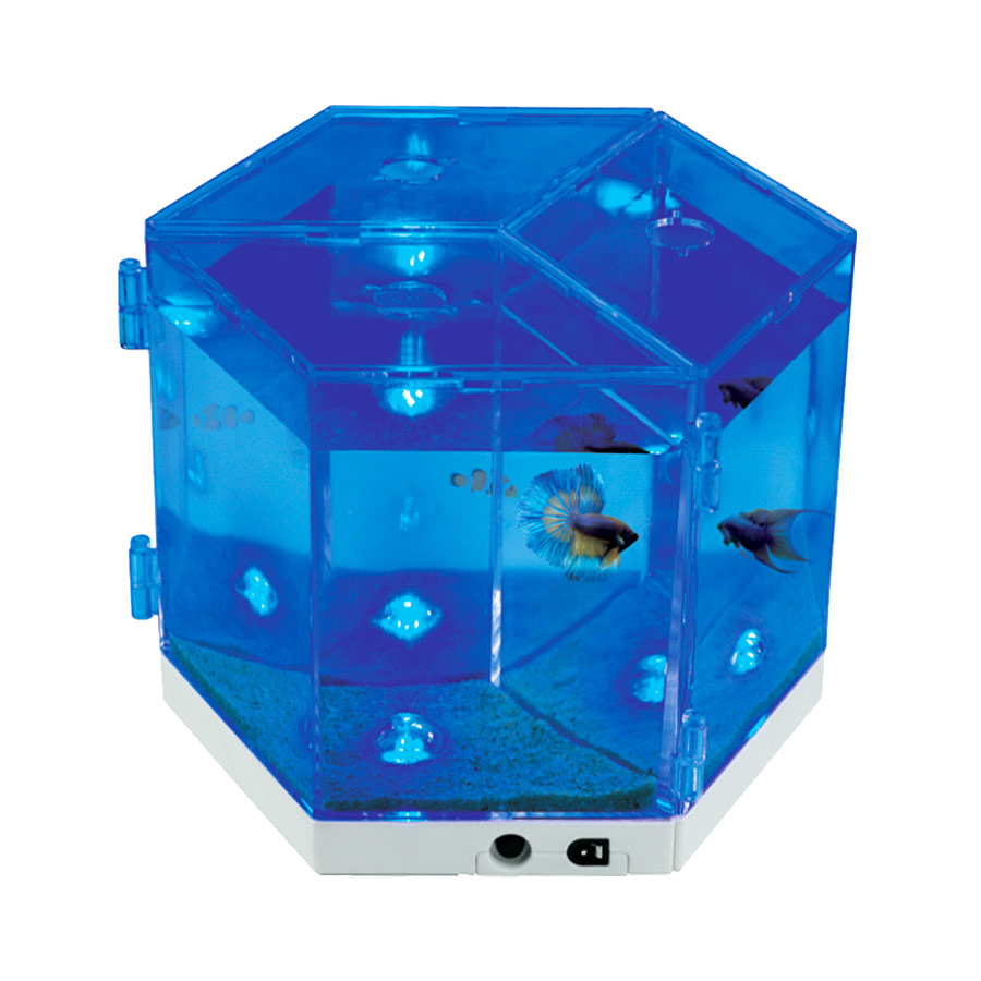 Beteira Plástica Boyu Sextavada com Led Luminescente 1L