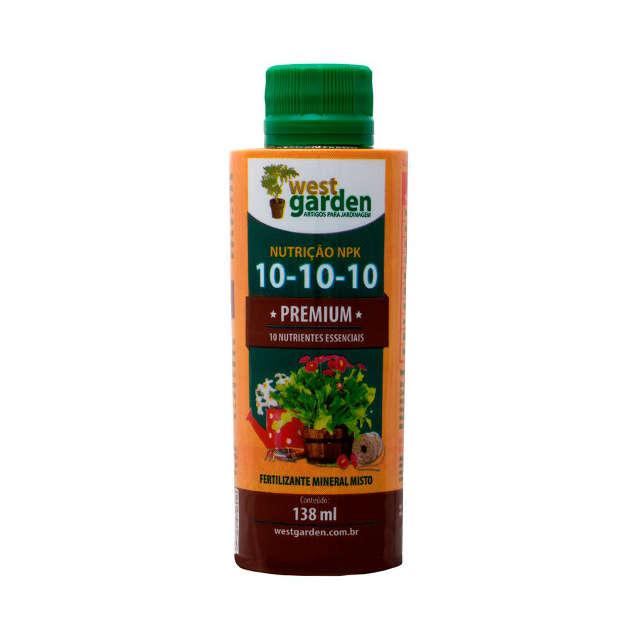Fertilizante West Garden Premium 10-10-10 Concentrado 138 ml