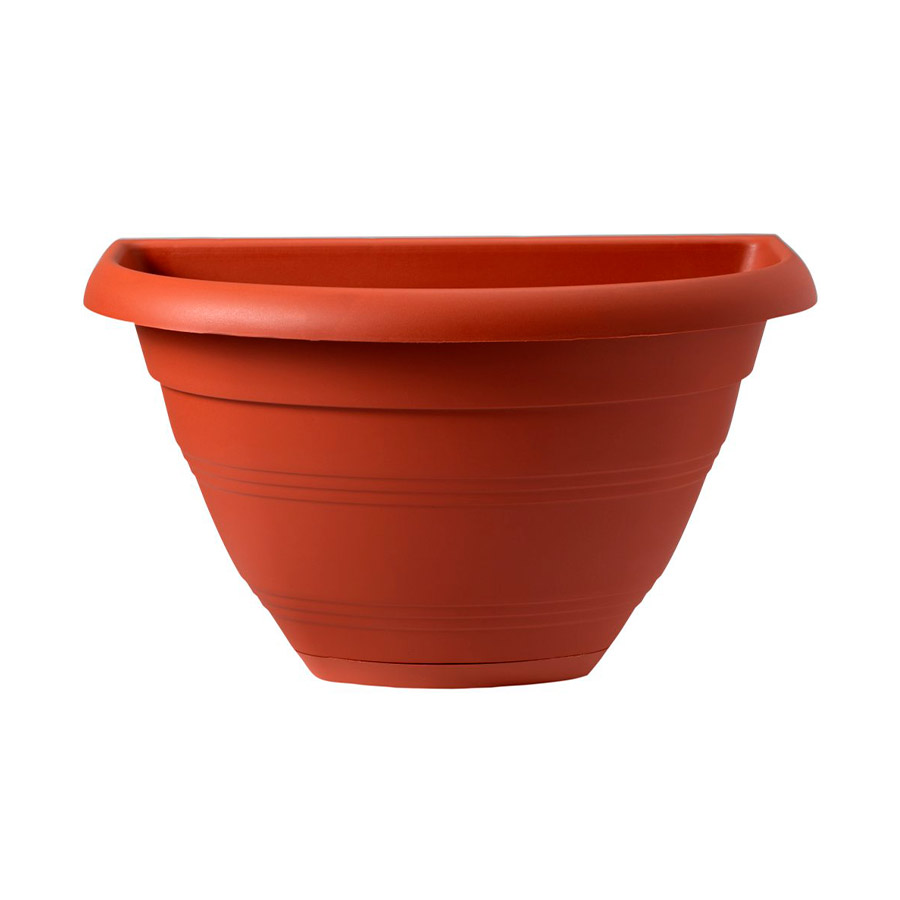 Vaso West Garden Porto de Parede com Prato Terracota