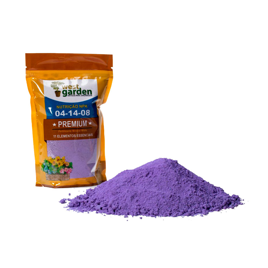 Fertilizante West Garden Premium 04-14-08 Farelado 500 g