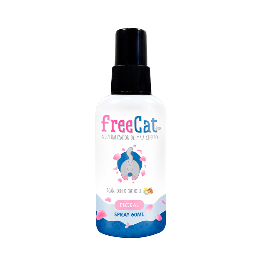 Eliminador de Odores FreeCat Floral 60 ml