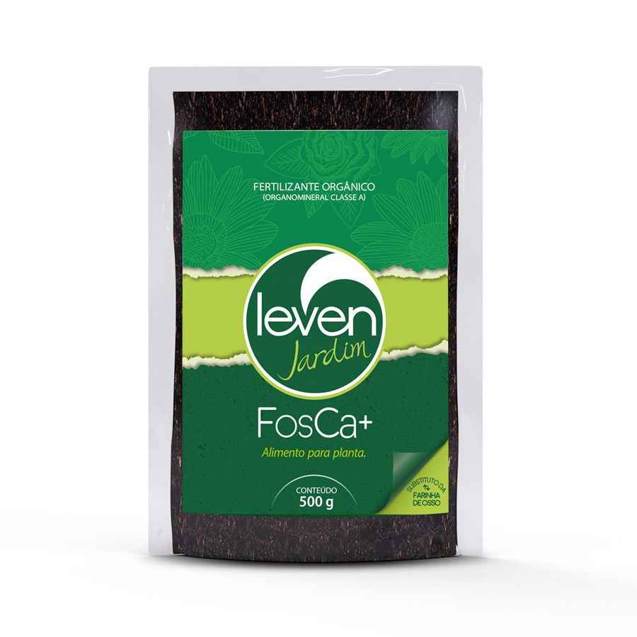 Fertilizante Orgânico Leven FosCa+ Classe A 500g