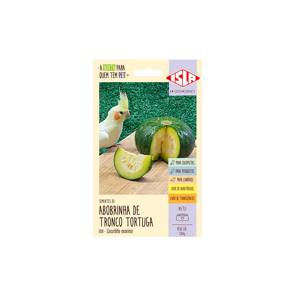 Semente Isla Multi Pet Abobrinha Tortuga - 3.00g