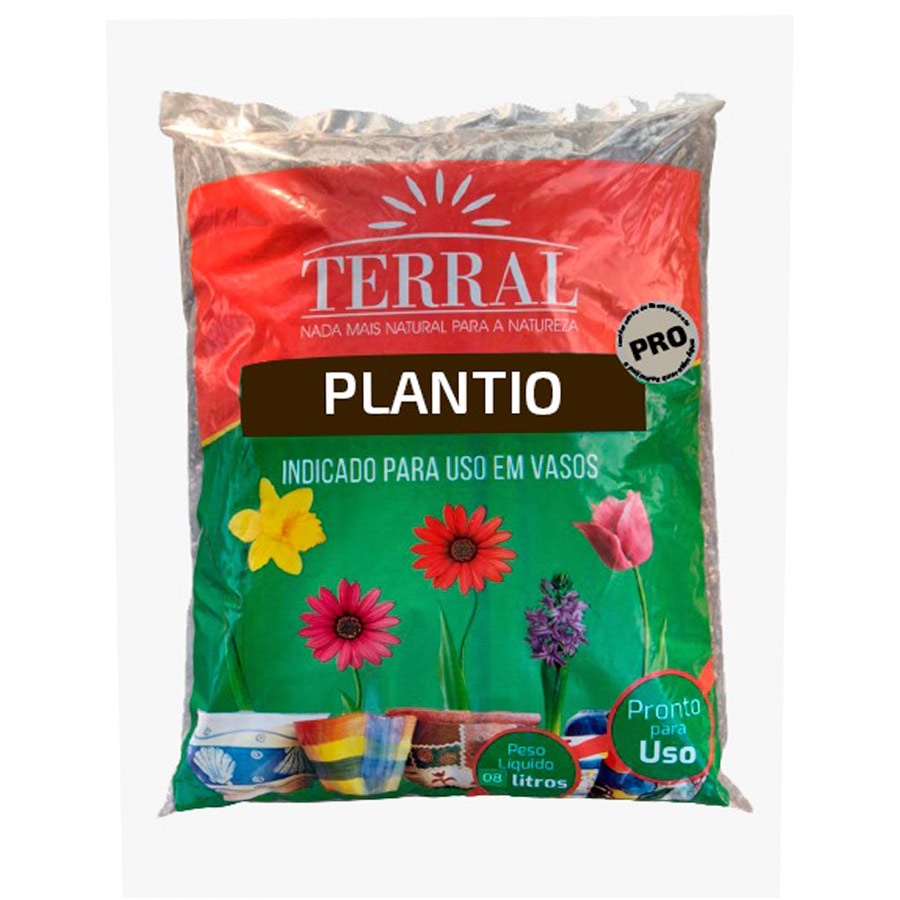 Substrato Terral Plantio Pro Pronto para Uso 8L