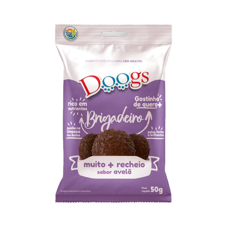 Snacks Doogs Care Brigadeiro para Cães Adultos - 50g