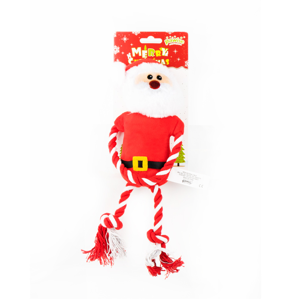 Brinquedo Pawise Papai Noel Corda para Cães