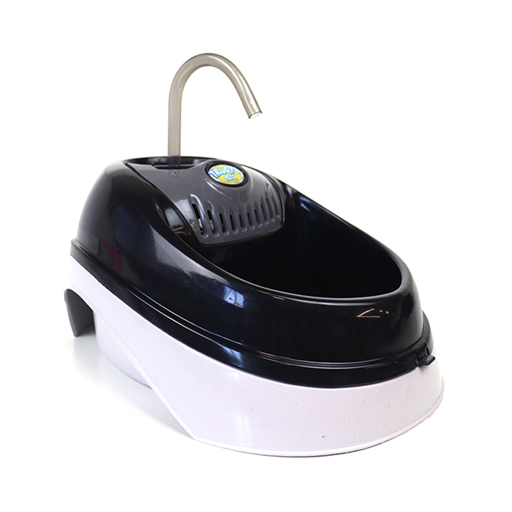 Fonte Truqys Eco Preta Bivolt para Gatos