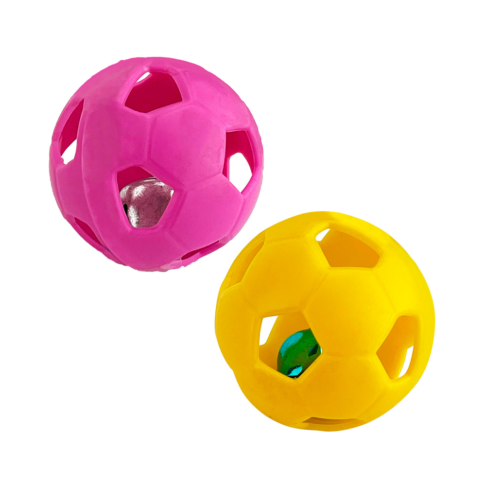 Brinquedo Líder Bolinha com Guizo para Gatos - Cores Sortidas