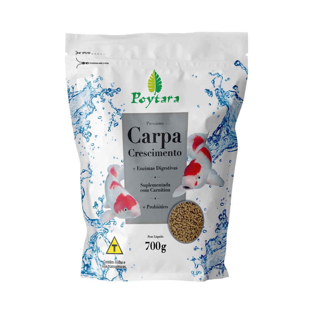 Alimento Poytara para Peixe Carpa Crescimento