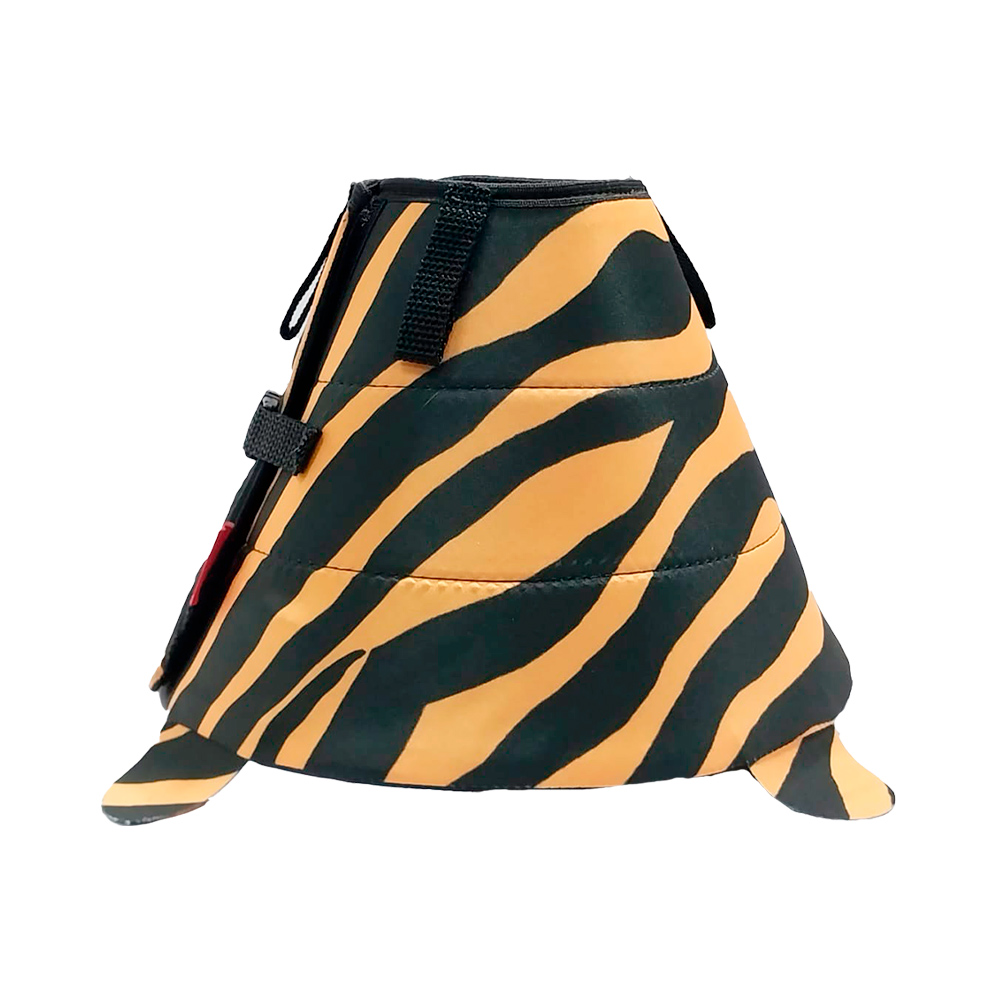Colar Elizabetano Confort Pet Tigre para Cães
