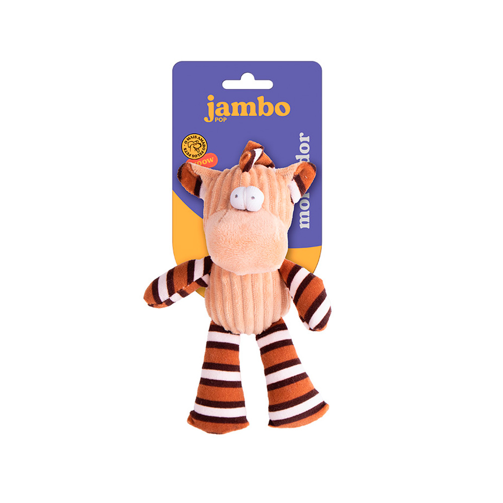 Brinquedo Jambo Mordedor Pelúcia Pop Cavalinho para Cães