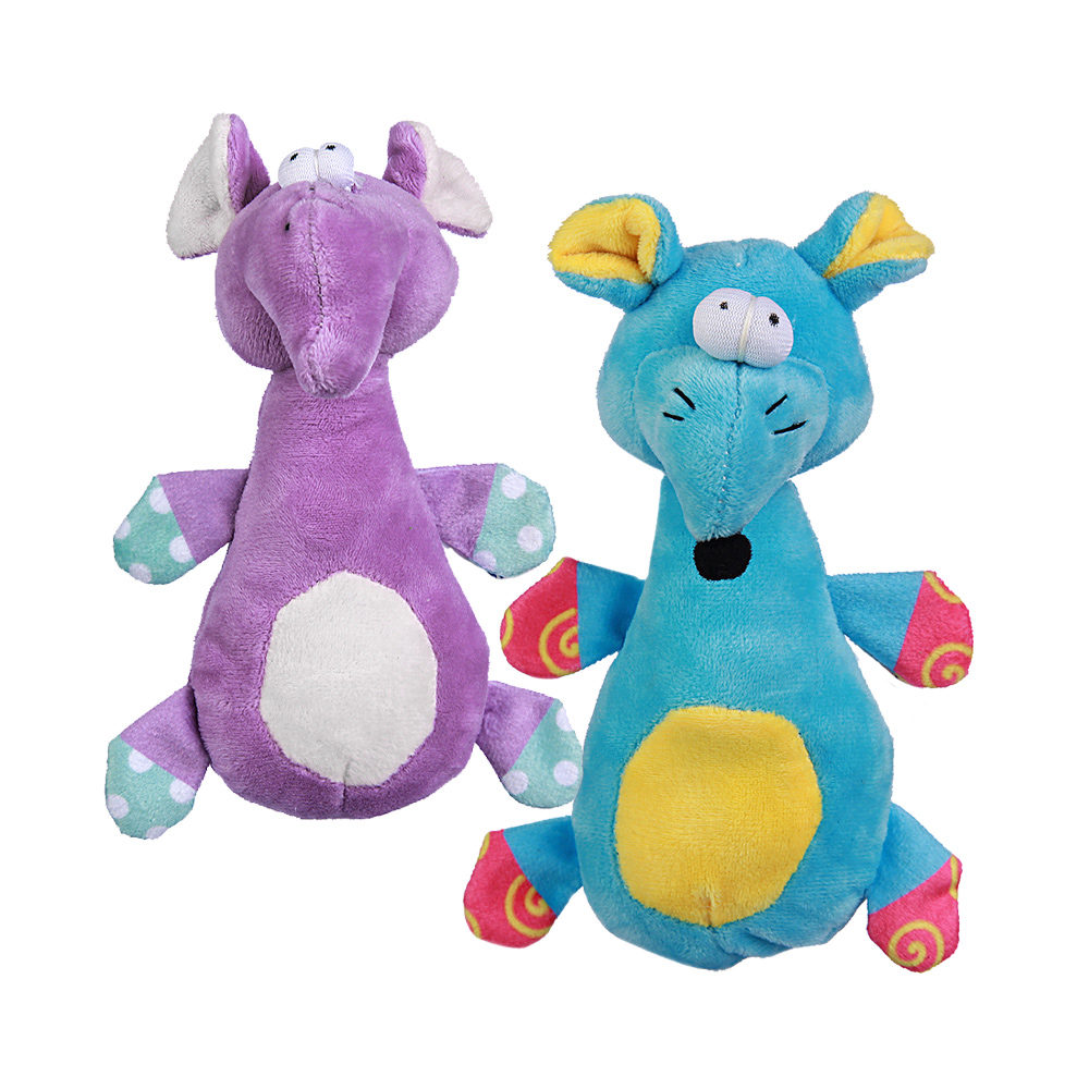 Brinquedo Napi Pelúcia Elefante para Cães - Cores Sortidas