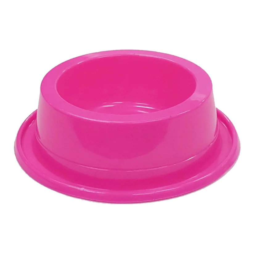 Comedouro Cães Pet Toys Filhote Antiformiga Rosa Neon 300ml