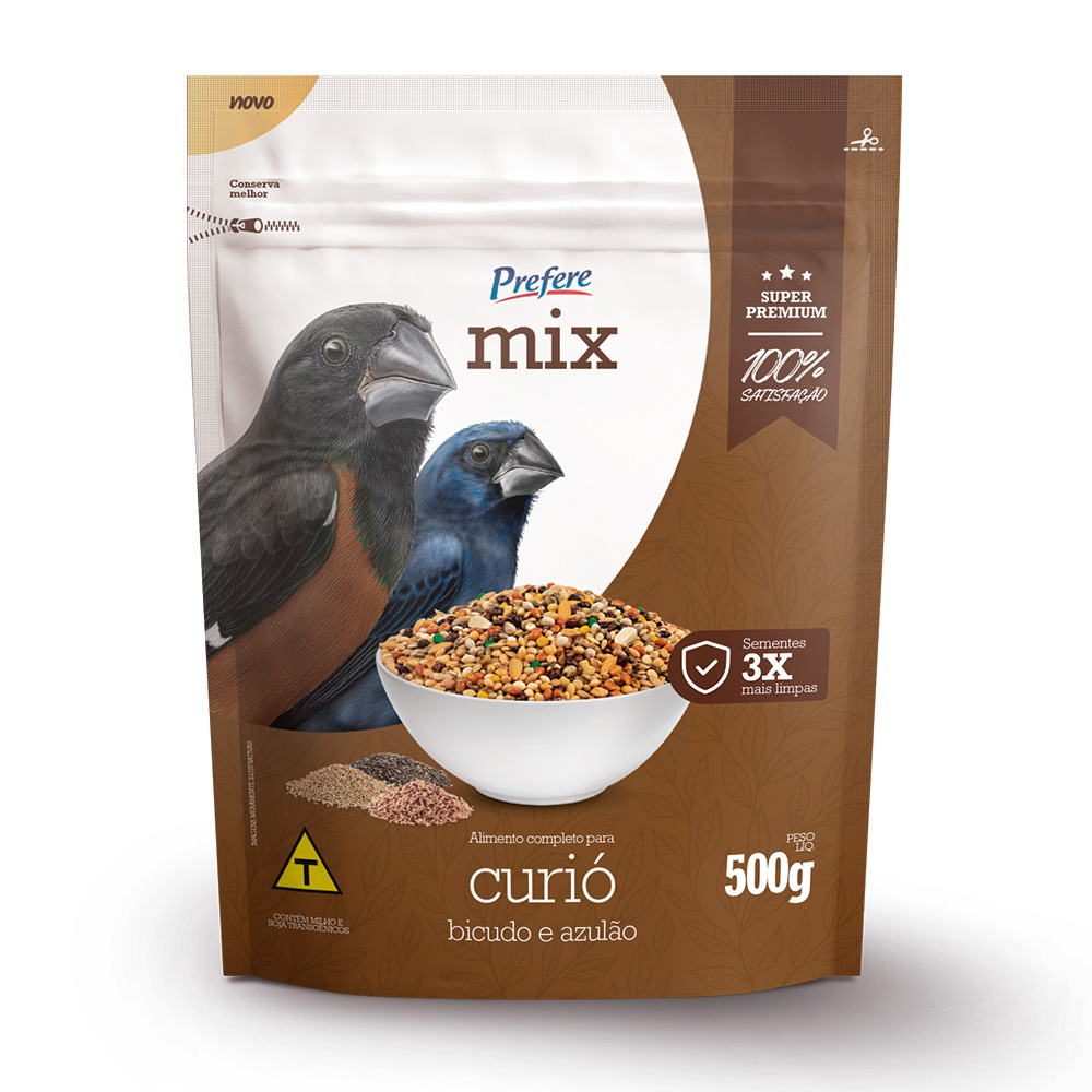 Alimento Prefere Mix para Curió, Bicudo e Azulão 500g