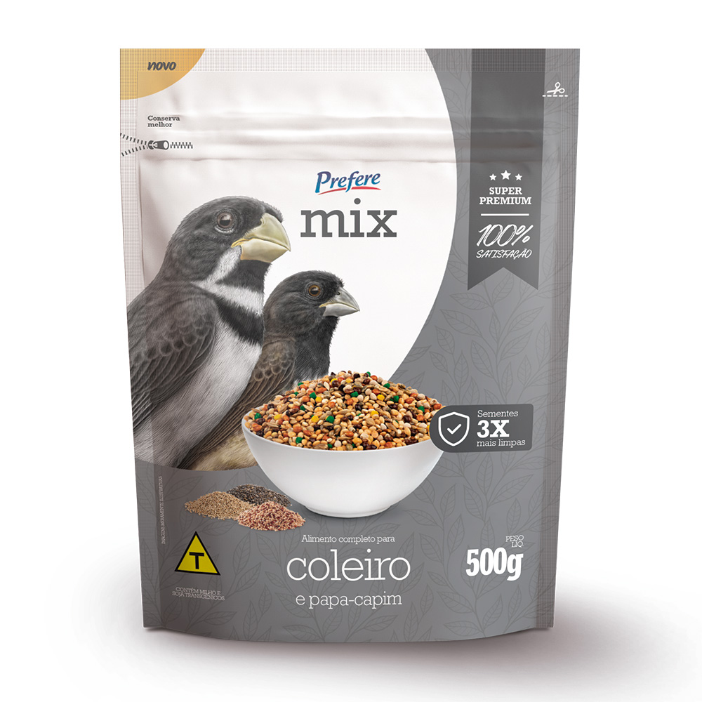 Alimento Prefere Mix para Coleiro e Papa-Capim 500g