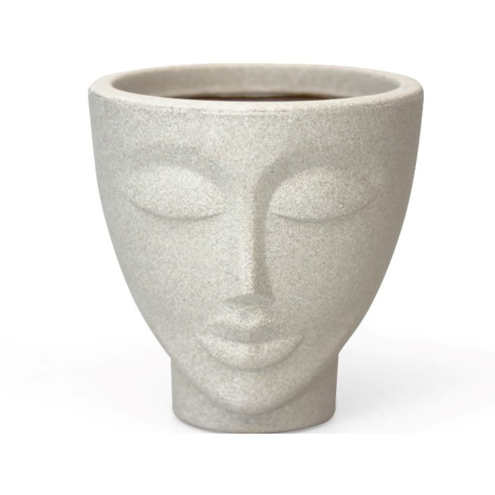 Vaso Faces Mulher Nutriplan Cor Cimento