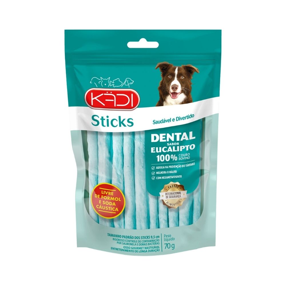 Snack Kadi Sticks Dental Eucalipto para Cães 70 g