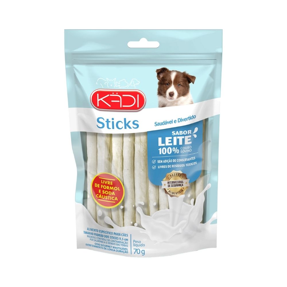 Snack Kadi Sticks Leite para Cães 70 g