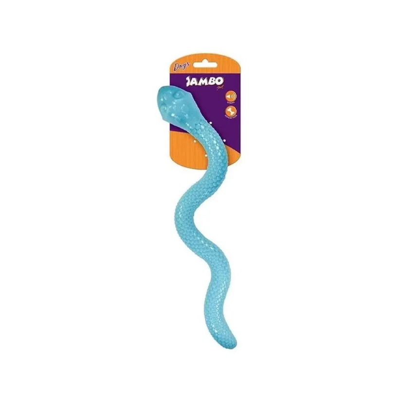 Mordedor Cobra Tpr Treat Sound Jambo Azul
