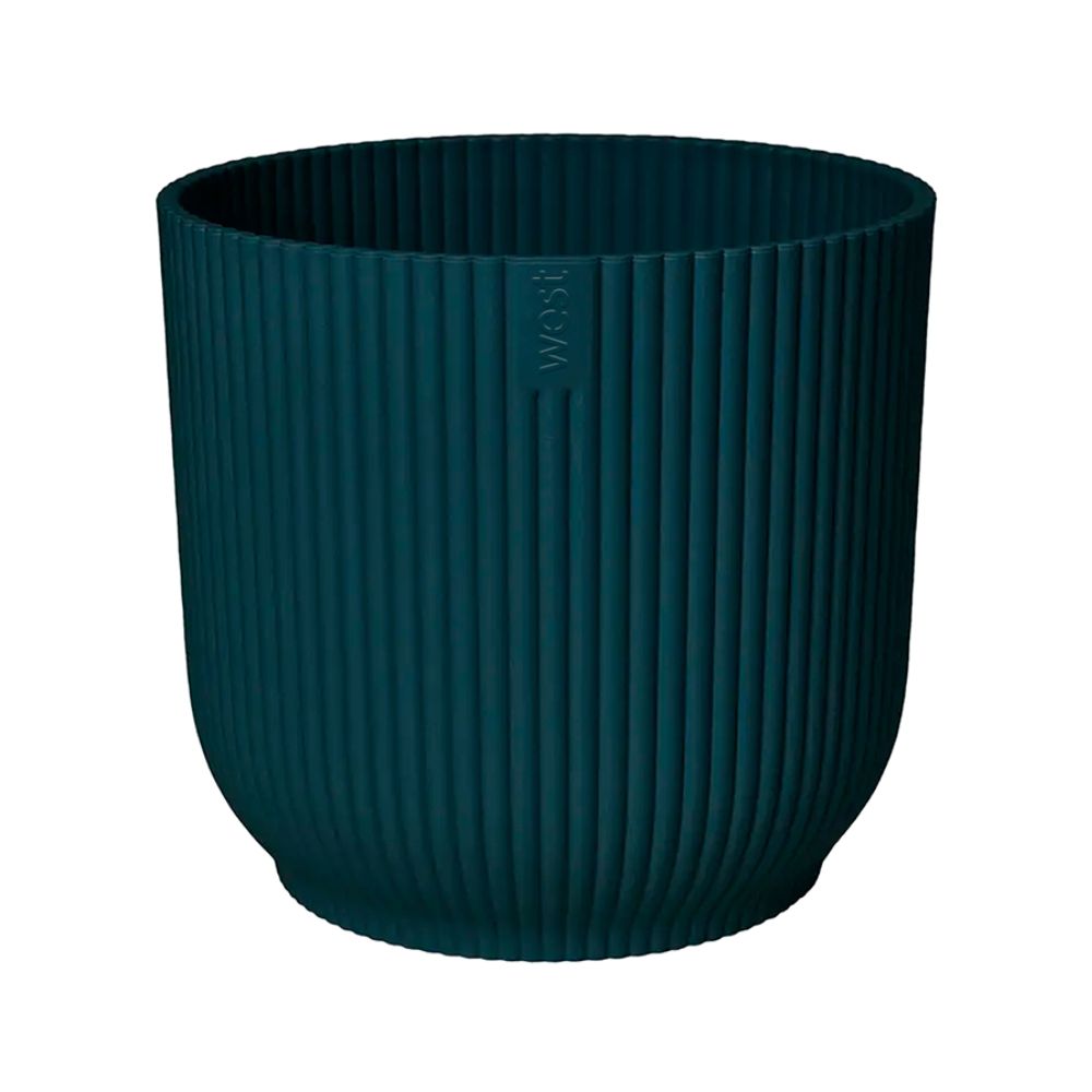 Vaso West Garden Siena Azul Petróleo
