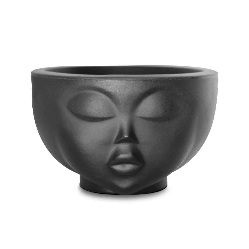 Vaso Faces Menina Nutriplan Cor Preto