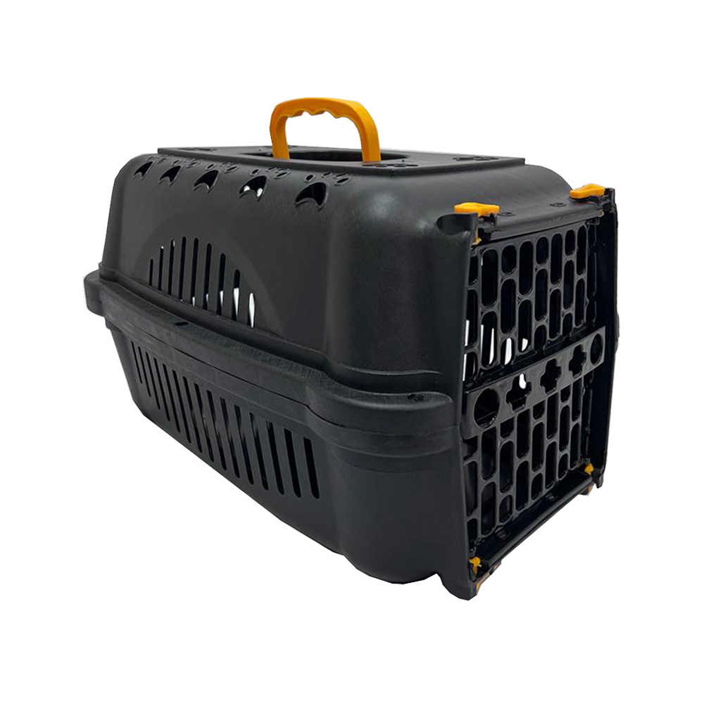 Caixa de Transporte DuraPets Falcon Black Amarela