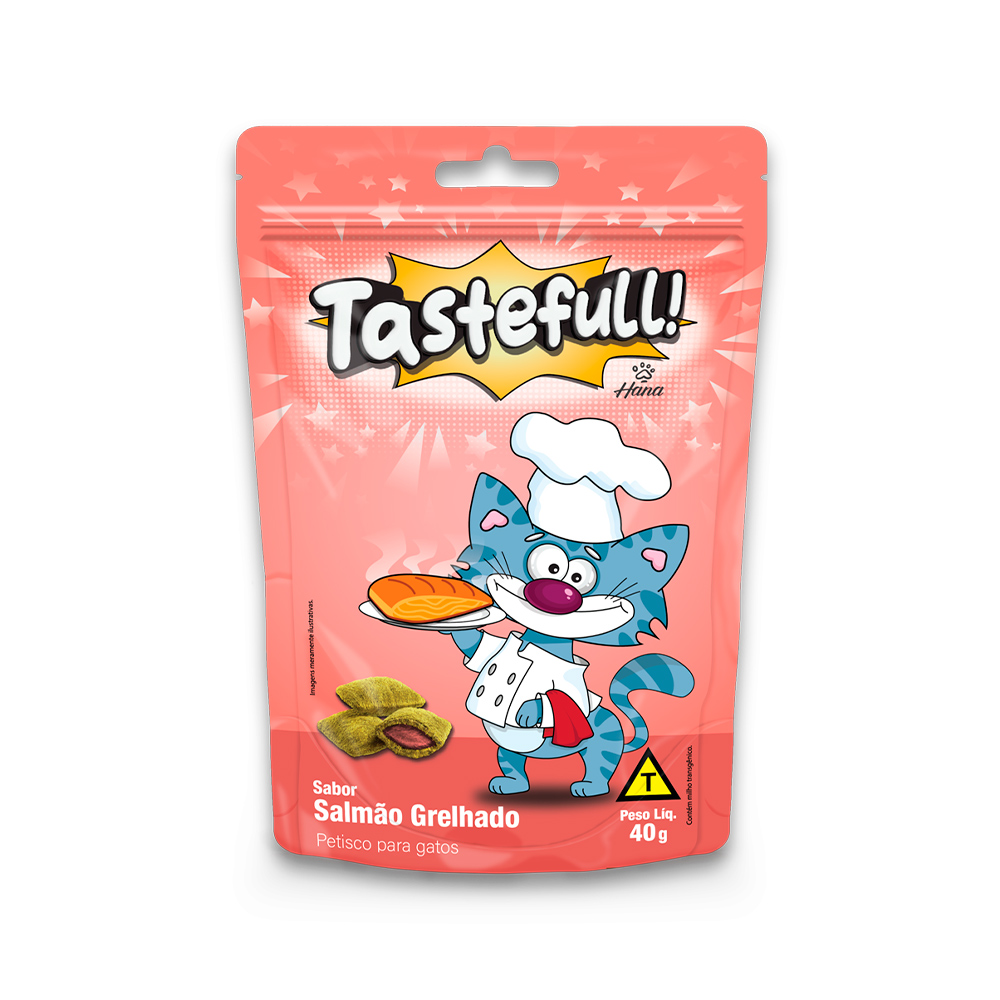 Petisco Hana Tastefull Salmão para Gatos Adultos