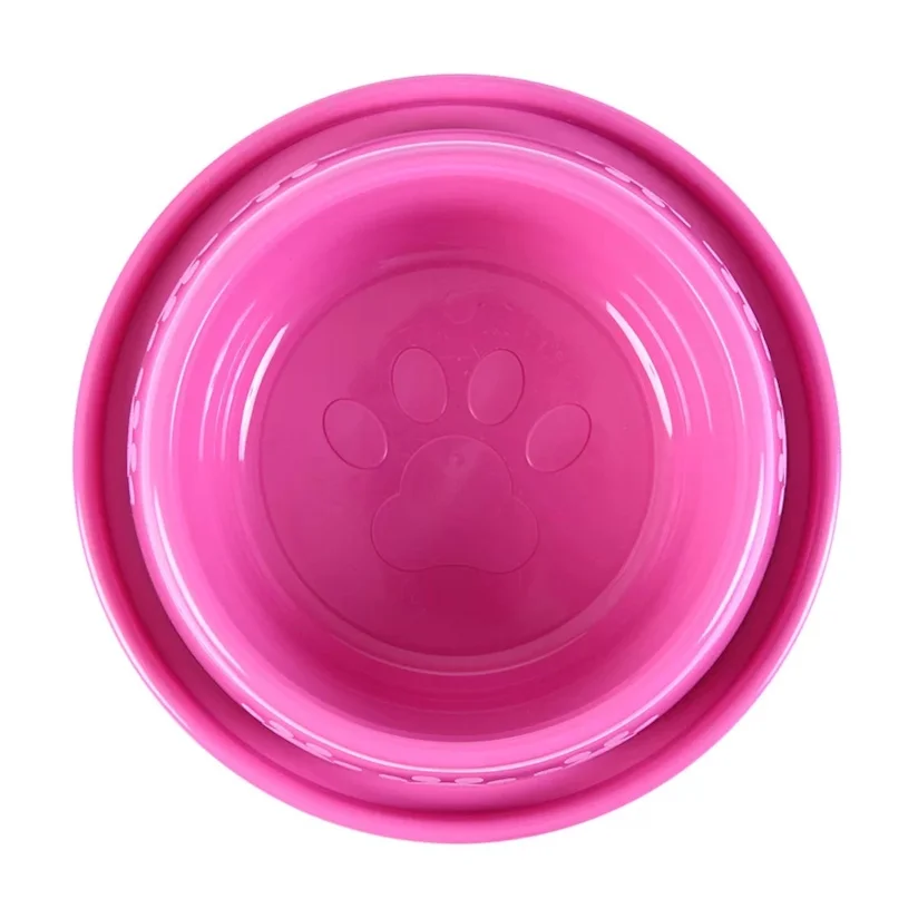 Comedouro Pet Injet Anti Formiga Filhote Rosa 300ml