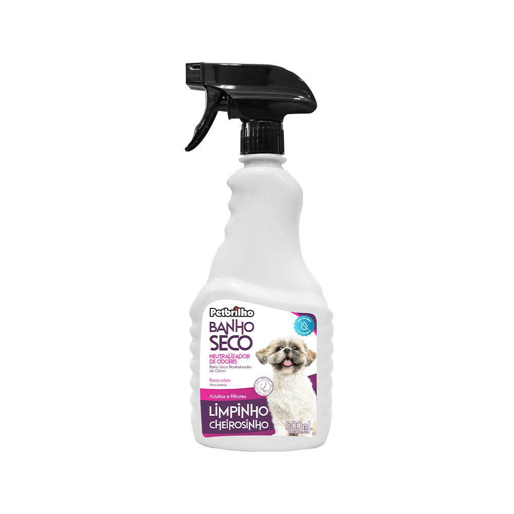 Banho a Seco Petbrilho para Cães 500ml