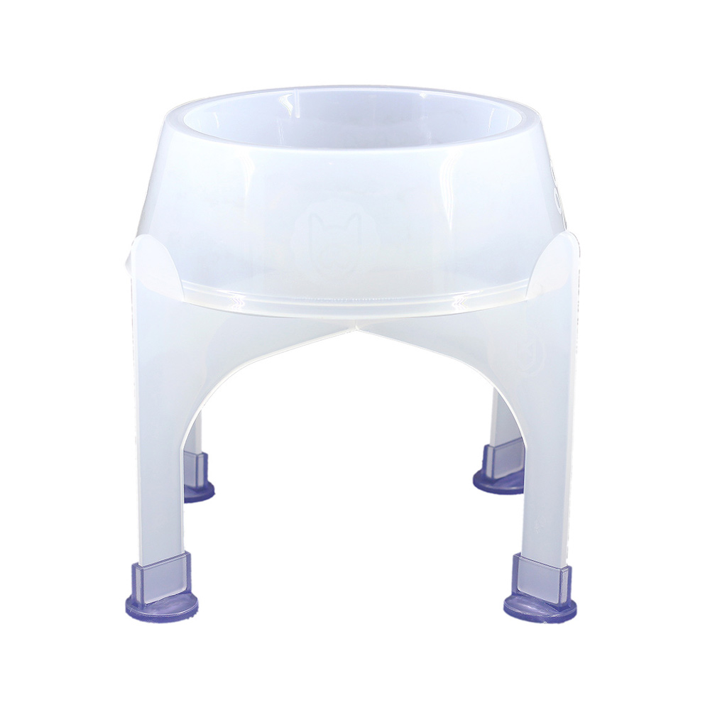Comedouro Lilopety com Suporte Branco para Cães