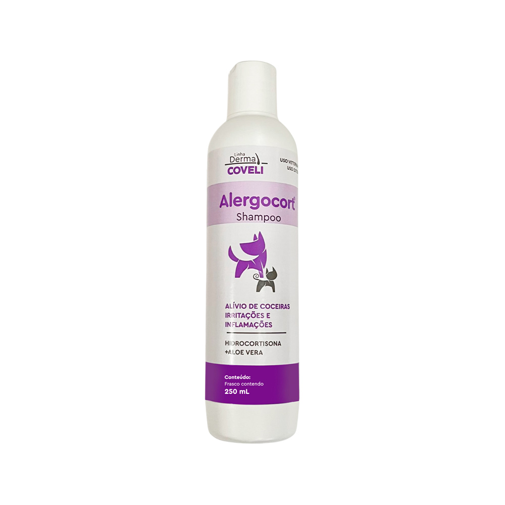 Shampoo Coveli Alergocort para Cães 250ml