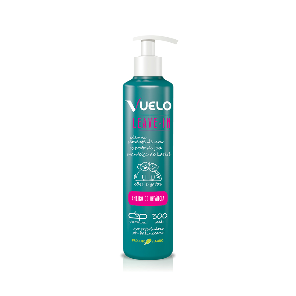 Leave-in Vuelo Cheiro de Infância para Cães e Gatos 300ml