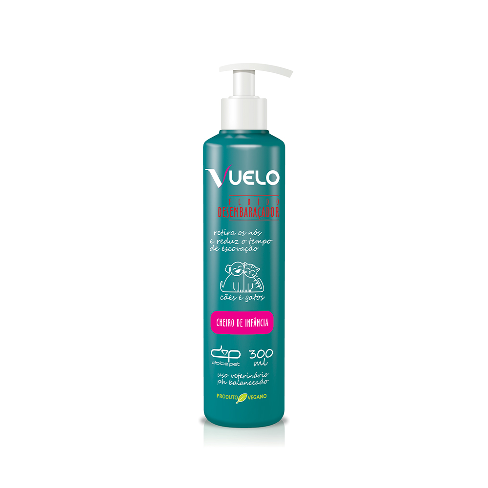 Fluído Desembaraçador Vuelo Cheiro de Infância para Cães e Gatos 300ml
