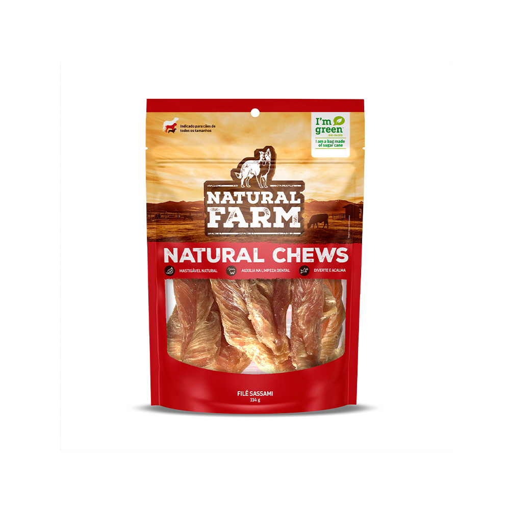 Osso Natural Farm Ultra Premium Filé de Frango Sassami para Cães 114 g