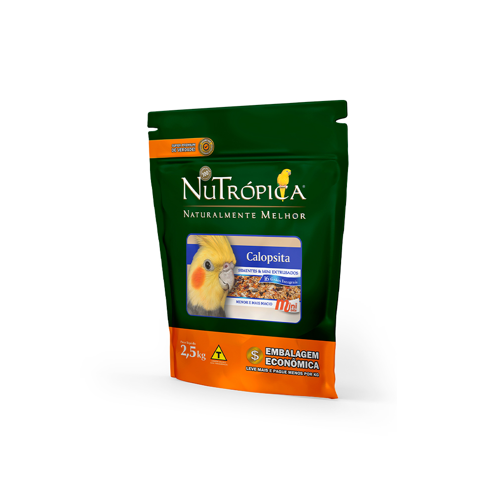 Ração NuTrópica Seleção Natural Mini Bits para Pássaros