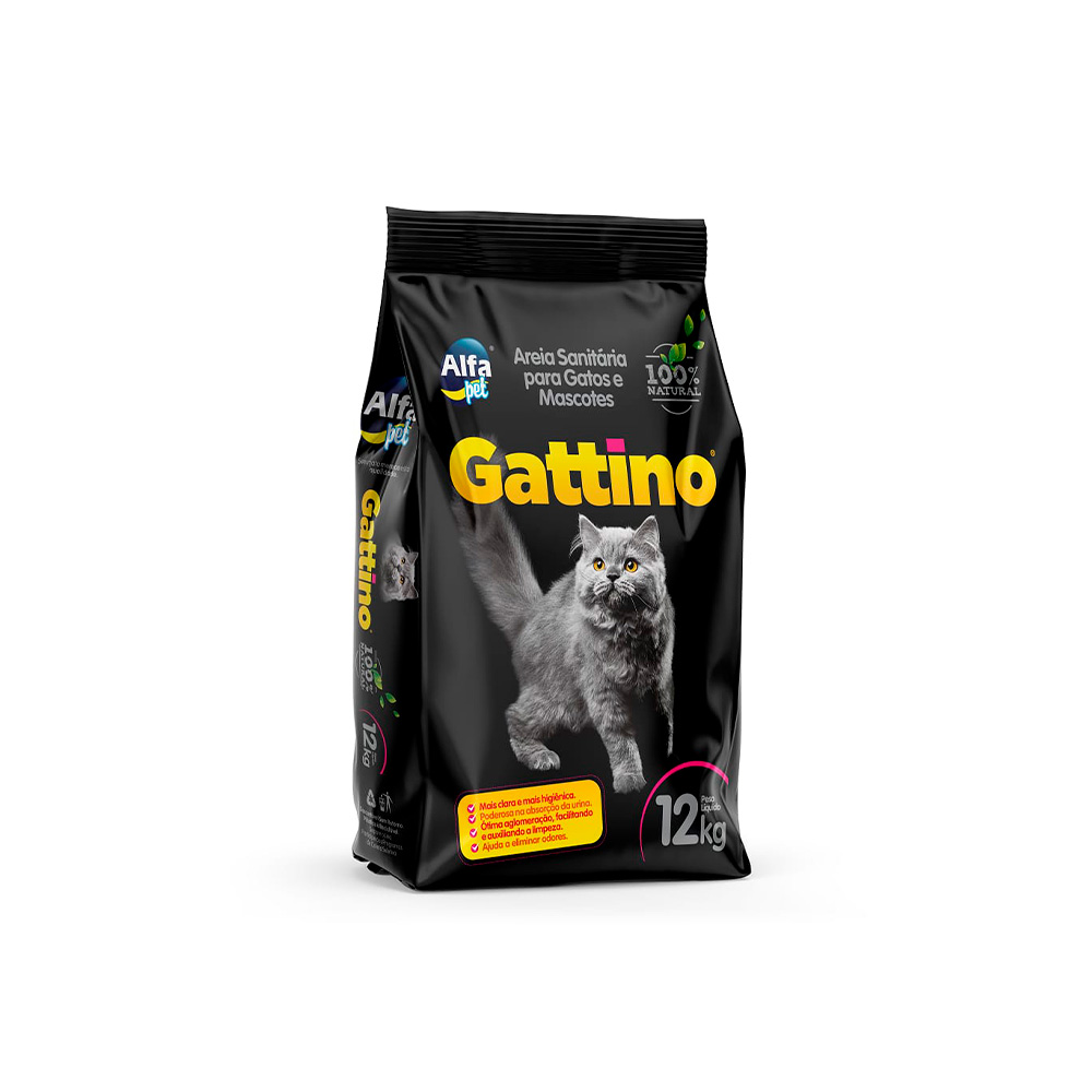 Areia Higiênica Gattino Para Gatos