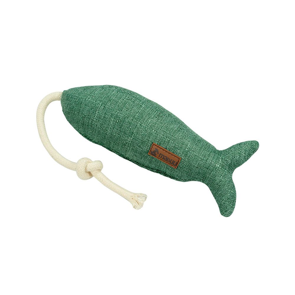 Brinquedo Mabuu Peixe com Corda Verde