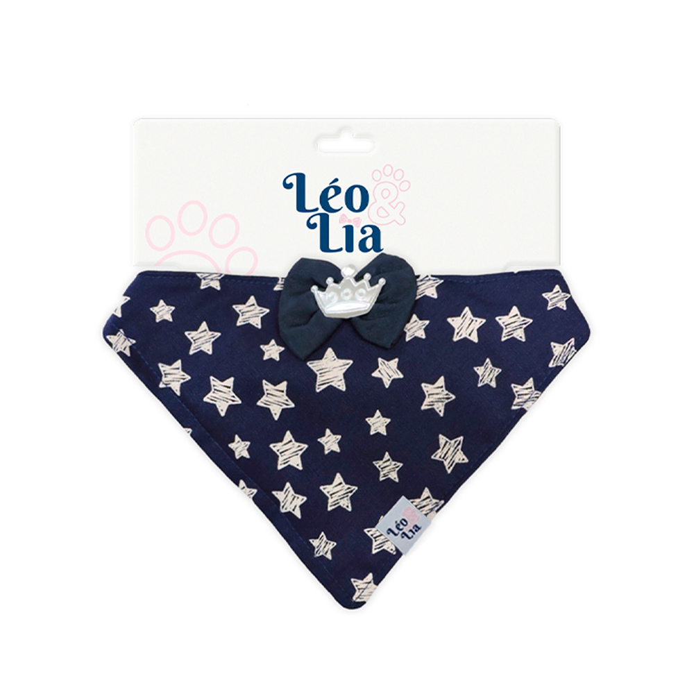 Bandana Leo e Lia Estrela Marinho para Cães e Gatos