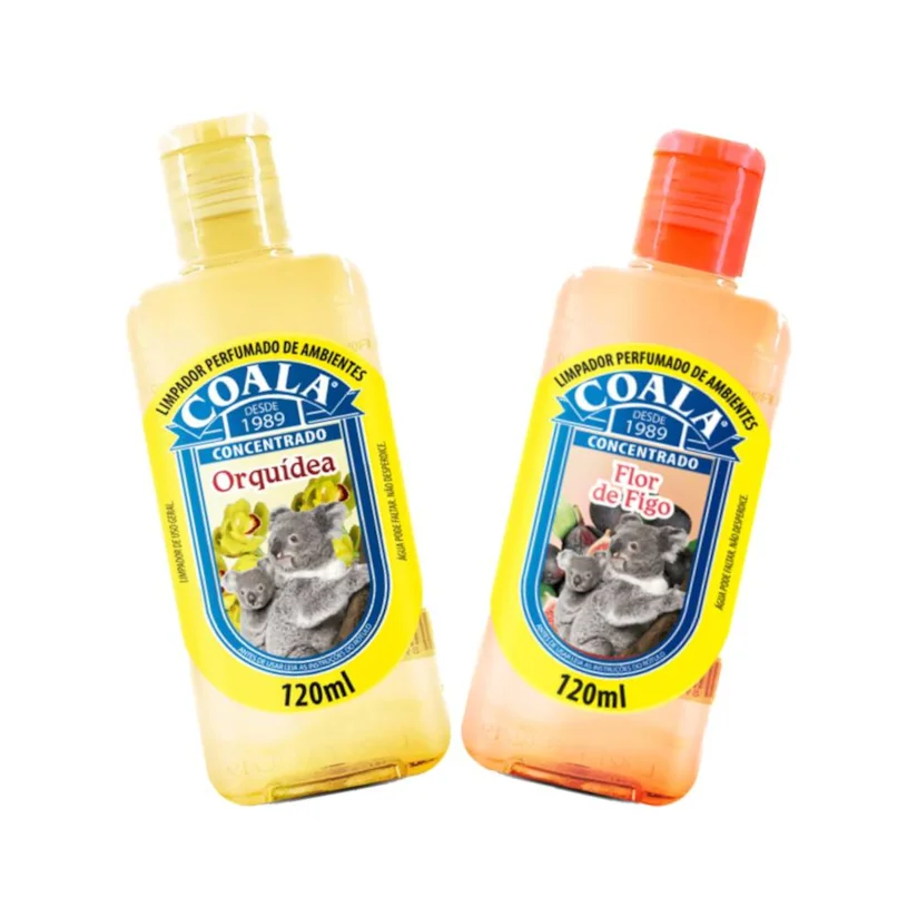 Combo Coala Limpadores 120ml Figo e Orquidea