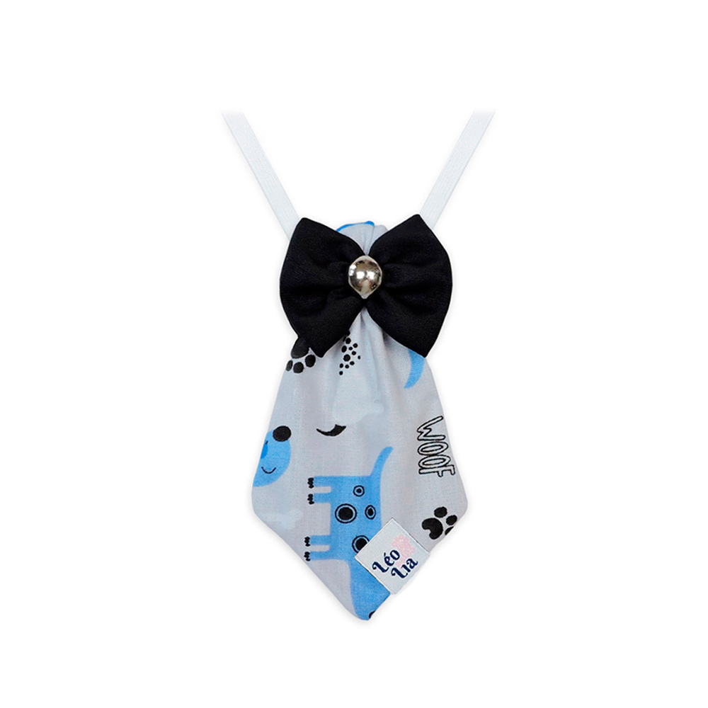 Gravata Leo e Lia Pet Jeans para Cães e Gatos