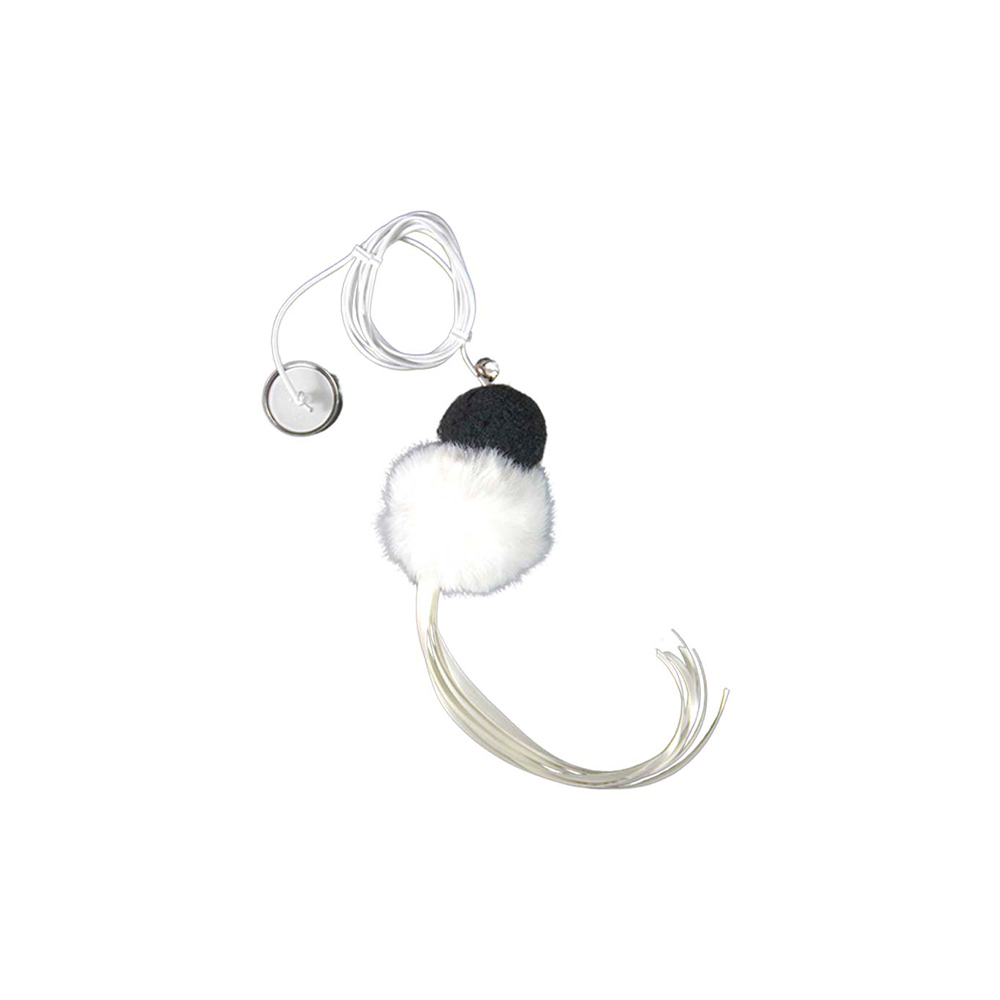 Brinquedo Mabuu Interativo Para Gatos Pompom Branca