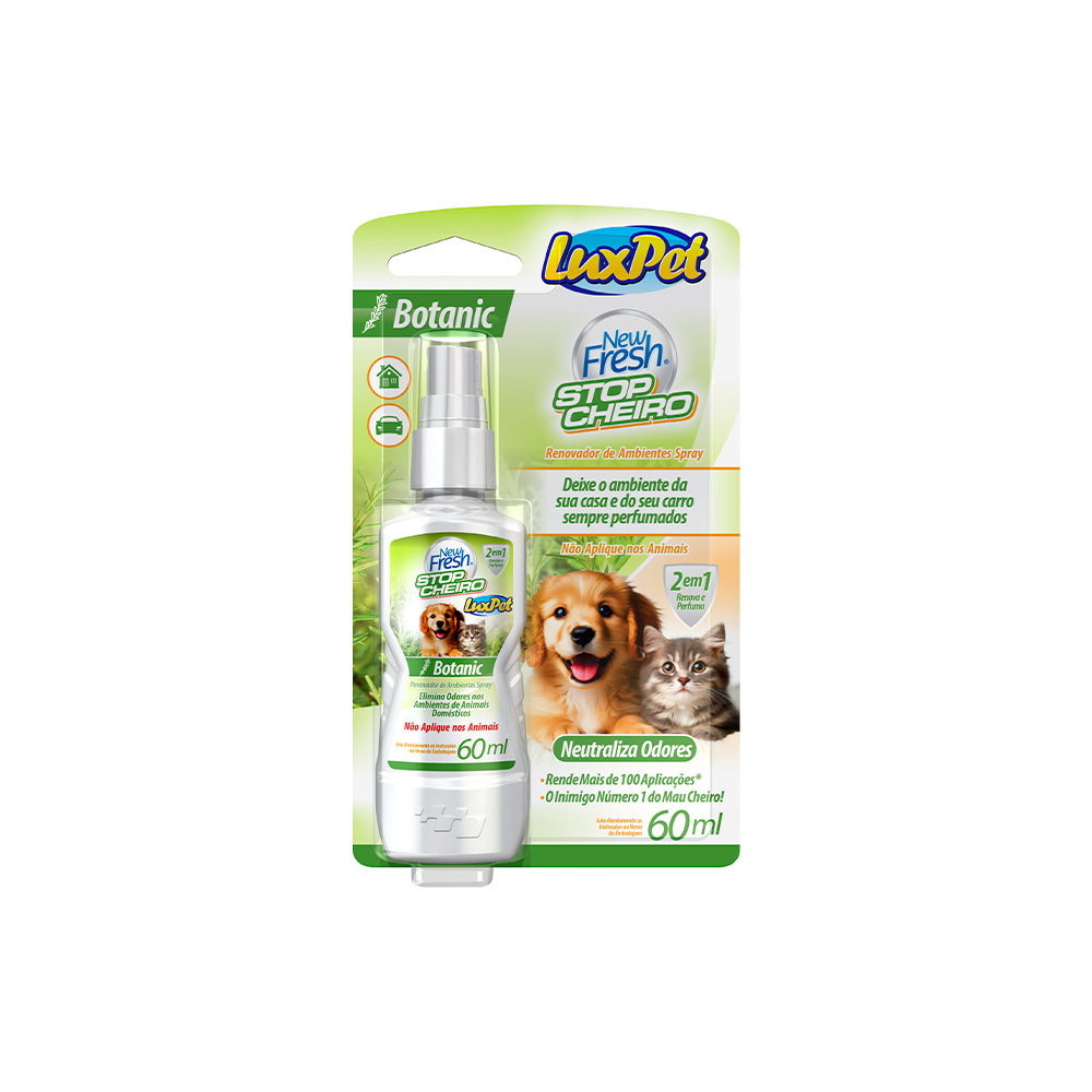 Eliminador de Odores LuxPet Stop Cheiro Botanic 60 ml